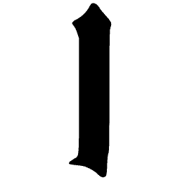 Blackletter lowercase y 01