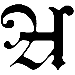Blackletter capital A