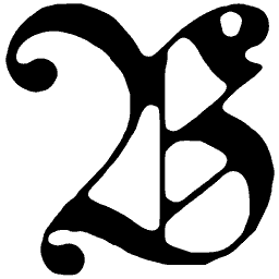 Blackletter capital B