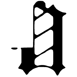 Blackletter capital J