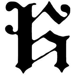 Blackletter capital K