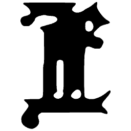 Blackletter capital L