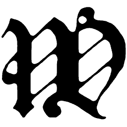 Blackletter capital X
