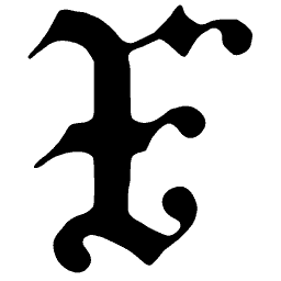 Blackletter capital Y