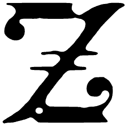 Blackletter capital Z 01