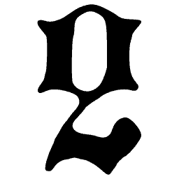 Blackletter numeral 2