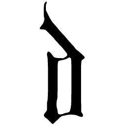 Blackletter lowercase d 02