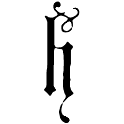 Blackletter lowercase h 02