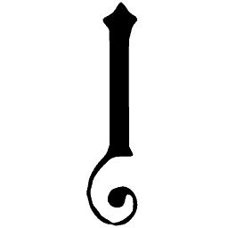 Blackletter lowercase j 02