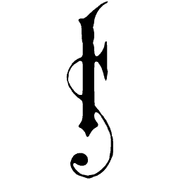 Blackletter lowercase t
