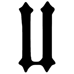 Blackletter lowercase u