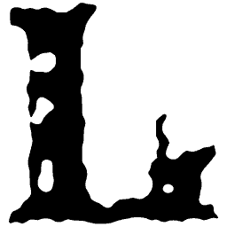 Worn capital L