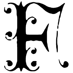Letter F 01
