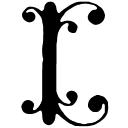 Scrolled capital C