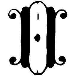 Scrolled capital O