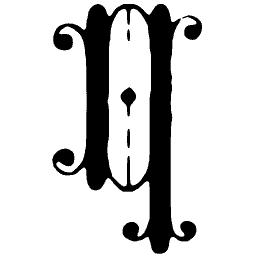 Scrolled capital Q