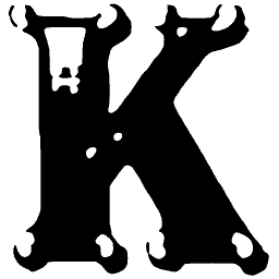 Decorated capital K