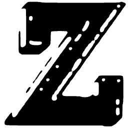 Decorated capital Z