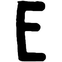Letter E 01
