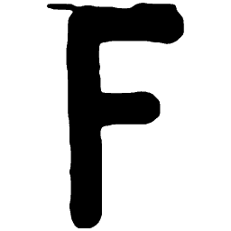 Letter F 01