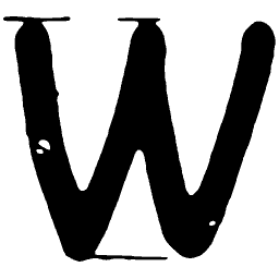 Letter W 01