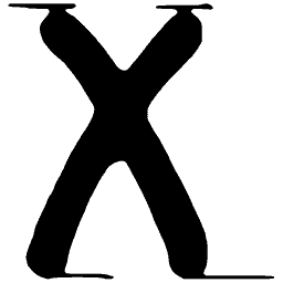 Letter X 01