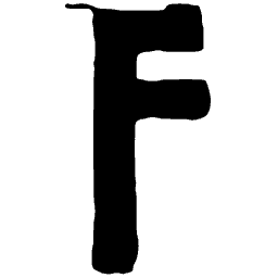 Letter F 02