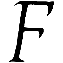 Letter F 03