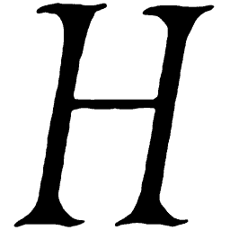 Letter H 03