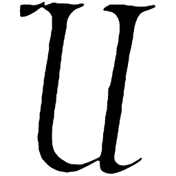 Letter U 03