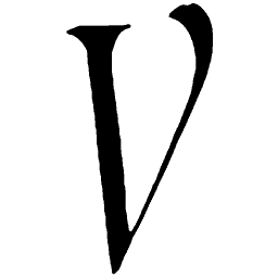 Letter V 04