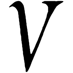 Letter V 03