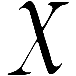 Letter X 03