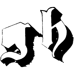 Shaded blackletter pair