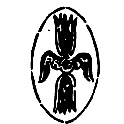 Lotus in an oval