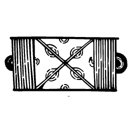 Handled casket panel