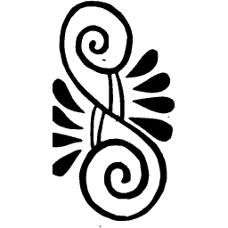 Spiral and palmette ornament