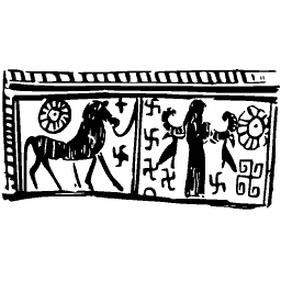 Vase frieze with figures