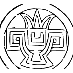 Key and lotus roundel