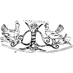 Birds and lotus scroll frieze