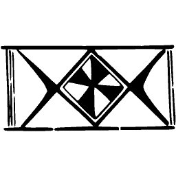 Lozenge cross panel 01