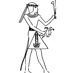 Figure with a sceptre