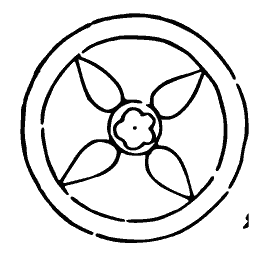 Spoked wheel roundel