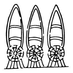 Lotus bud triad