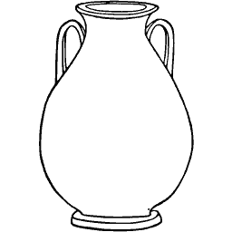 Wide-bodied amphora