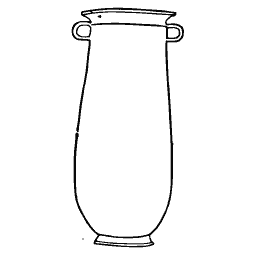 Straight-sided jar