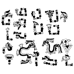 Codex glyph strings and serpents