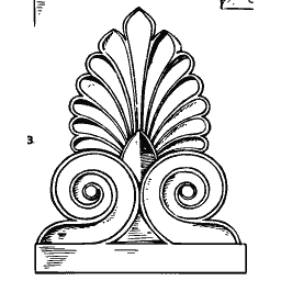 Anthemion palmette 07