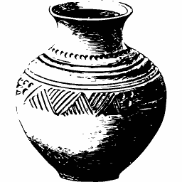 Zigzag banded urn