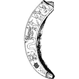 Inscribed curved fragment